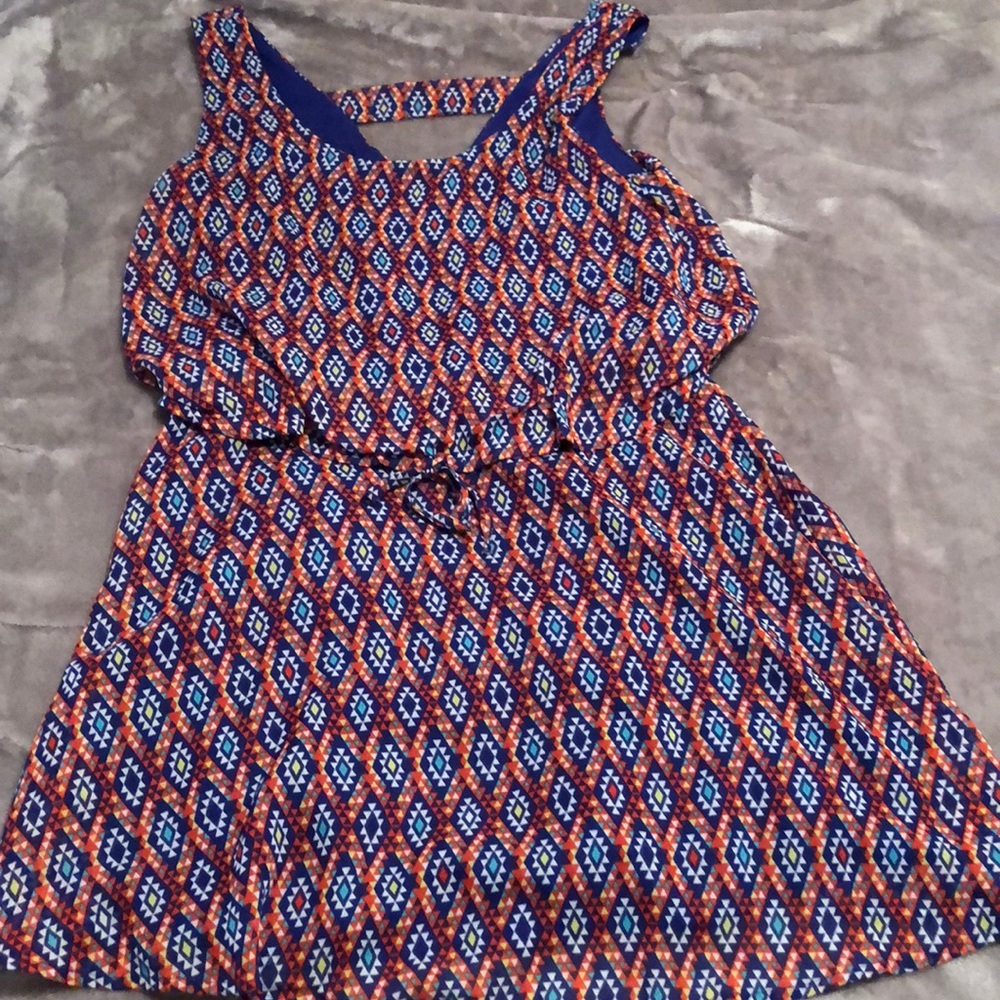Geometric Mini Dress